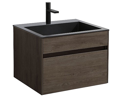 Тумба под раковину Vincea Chiara 60 VMC-2C600RO подвесная R.Oak