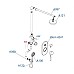 Душевая система WasserKRAFT Wern A16421 Хром
