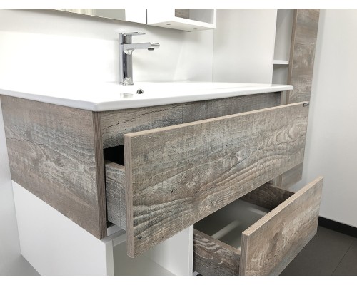 Тумба с раковиной Comforty Турин 75 00004144200 Дуб бежевый