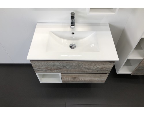 Тумба с раковиной Comforty Турин 75 00004144200 Дуб бежевый