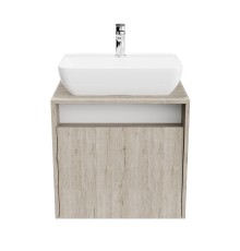 Тумба под раковину Kerama Marazzi PRO подвесная 1 ящик 60, дуб Орегон