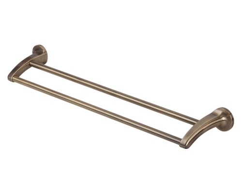 Полотенцедержатель двойной Veragio OSCAR 60, бронза