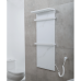 Полотенцесушитель электрический с полкой Black&White Moon 40x90 см Белый