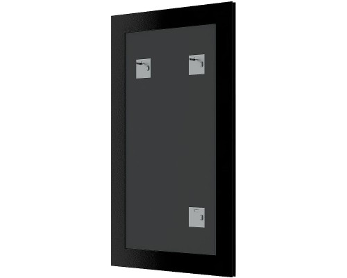 Зеркало Evoform Definite 134х74 BY 3300 в багетной раме - Алюминий 61 мм