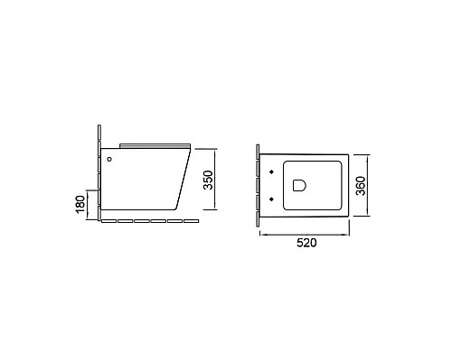 Унитаз подвесной Vincea Q-Line VT1-12 ультратонкое сиденье soft close P-trap