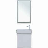 Комплект мебели для ванной Aquanet Nova Lite 50 302531 подвесной Белый глянец