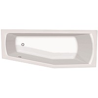 Асимметричная акриловая ванна C-bath Nika 160*70 R