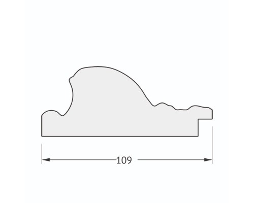 Зеркало Evoform Exclusive-G 162х80 BY 4297 с гравировкой в багетной раме - Виньетка серебро 109 мм
