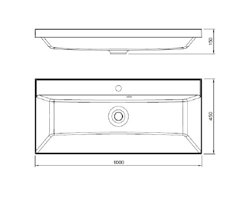 Раковина Florentina Астория 100 10.170.01000.001 Белая