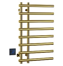 Полотенцесушитель электрический круглый сухой GOLD