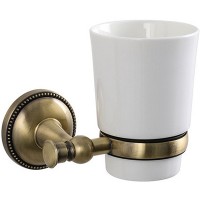 Стакан для зубных щеток Grampus Alfa GR-9506 Античная латунь