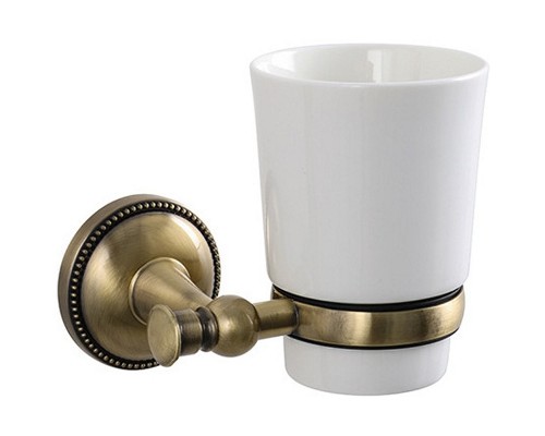 Стакан для зубных щеток Grampus Alfa GR-9506 Античная латунь