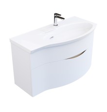 Тумба под раковину Kerama Marazzi RIVA 100 см правая, белая матовая