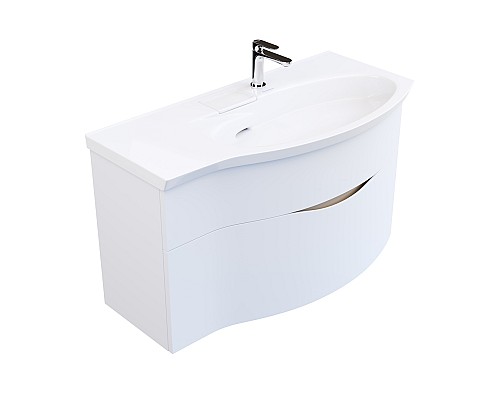 Тумба под раковину Kerama Marazzi RIVA 100 см правая, белая матовая Тумба под раковину Kerama Marazzi RIVA 100 см правая, белая матовая