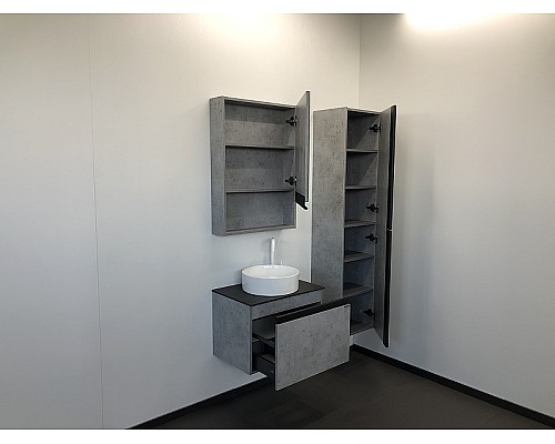 Тумба с раковиной Comforty Эдинбург 60 00-00002782 подвесная Бетон светлый