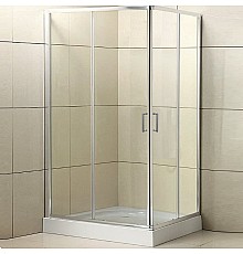 Душевой уголок BelBagno Uno 120х100 UNO-195-AH-2-120/100-C-Cr Хром