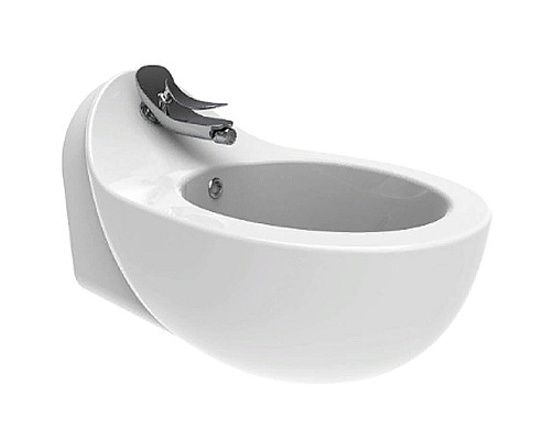 Биде Creavit Foglia FG510-00CB00E-0000 подвесное Белое