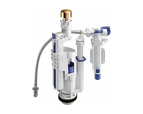 Механизм смыва для низкого бачка Kerasan 751391 золото