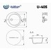 Кухонная мойка Ulgran Classic U-405-307 Терракот