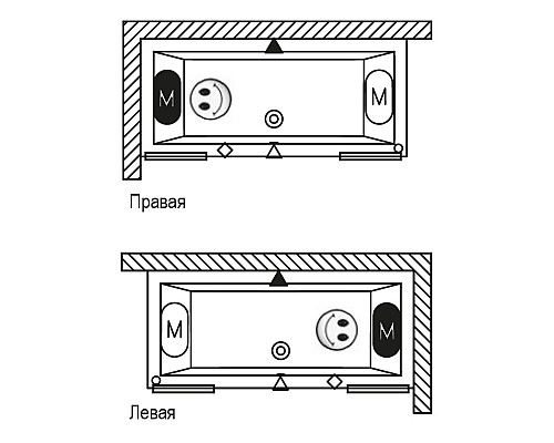 Прямоугольная ванна Riho Lugo 200x90 с тонким бортом BT0600500000000