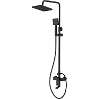 Душевая система Agger Brilliant A0394444 Черная матовая