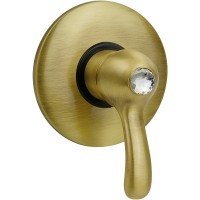 Смеситель для душа Migliore Lem Swarovski Бронза