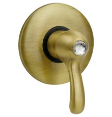 Смеситель для душа Migliore Lem Swarovski Бронза