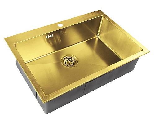 Мойка кухонная ZORG Inox PVD SZR-7551 BRONZE