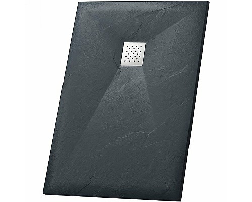 Душевой поддон из искусственного камня Grossman Strong 90x100 GR-S290100Q Графит