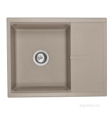 Мойка для кухни Делия 65 серый шёлк Aquaton