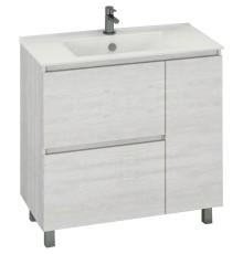 Тумба с раковиной Comforty Верона 90 Дуб белый