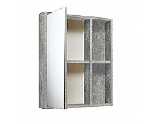 Зеркальный шкаф Runo Эко 60 00-00001186 Серый бетон