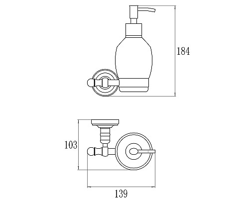 Дозатор для жидкого мыла Gazner GZ 31021