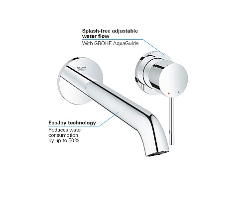 Смеситель Grohe для раковины на 2 отверстия, 19967001 201 мм