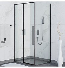 Душевой уголок RGW Stilvoll SV-42B 140x80 32324284-014 профиль Черный стекло прозрачное