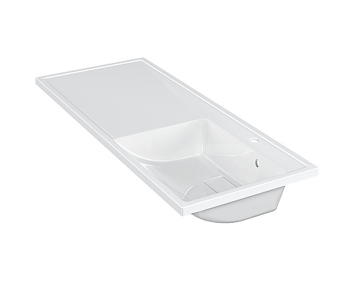 Раковина Paola Magenta 120 R на стиральную машину Белая глянцевая