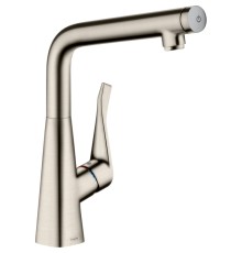 Смеситель для кухни Hansgrohe Metris Select M712-H320 Сталь