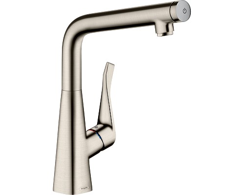 Смеситель для кухни Hansgrohe Metris Select M712-H320 73810800 Сталь