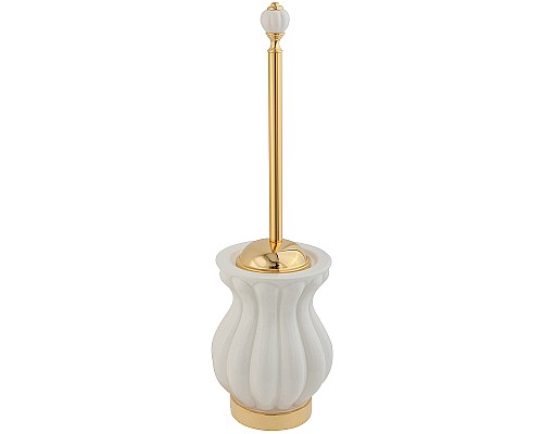 Ершик для унитаза Migliore Olivia 17455 Золото Белый