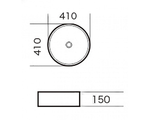 Раковина-чаша Grossman 41 GR-3013 Белая