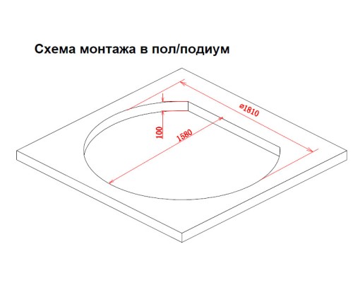 Акриловая ванна Gemy