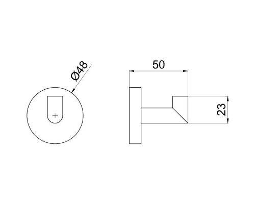 Крючок Allen Brau Priority 6.31001-31 Черный матовый