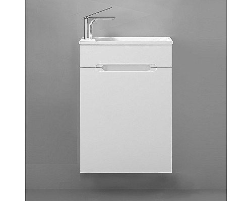 Тумба под раковину Jorno Modul 50 Mol.01.50/P/W/JR подвесная Белая