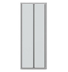 Душевая дверь Bravat Drop 100 BD100.4120A профиль Хром стекло прозрачное