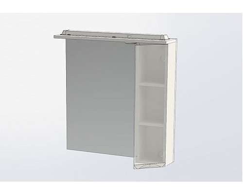 Зеркало-шкаф Aquanet Гретта 75 венге