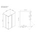 Душевой уголок Vincea Scala 120x80 Хром
