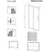Душевая дверь Radaway Premium Plus DWJ 100 33303-01-06N профиль Хром стекло фабрик