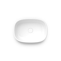 Раковина Kerama Marazzi CIRCO накладная 50, белая глянцевая