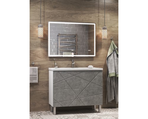 Зеркало Vigo Geometry Luxe 100 с подсветкой с сенсорным выключателем