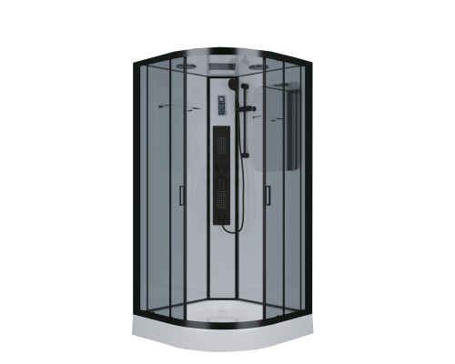 Душевая кабина Niagara Premium NG-6902-01G BLACK 100x100
